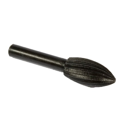Forney Rotary File, Conical Shape with Rounded End, 1 in x 1/2 in x 1/4 in 60071